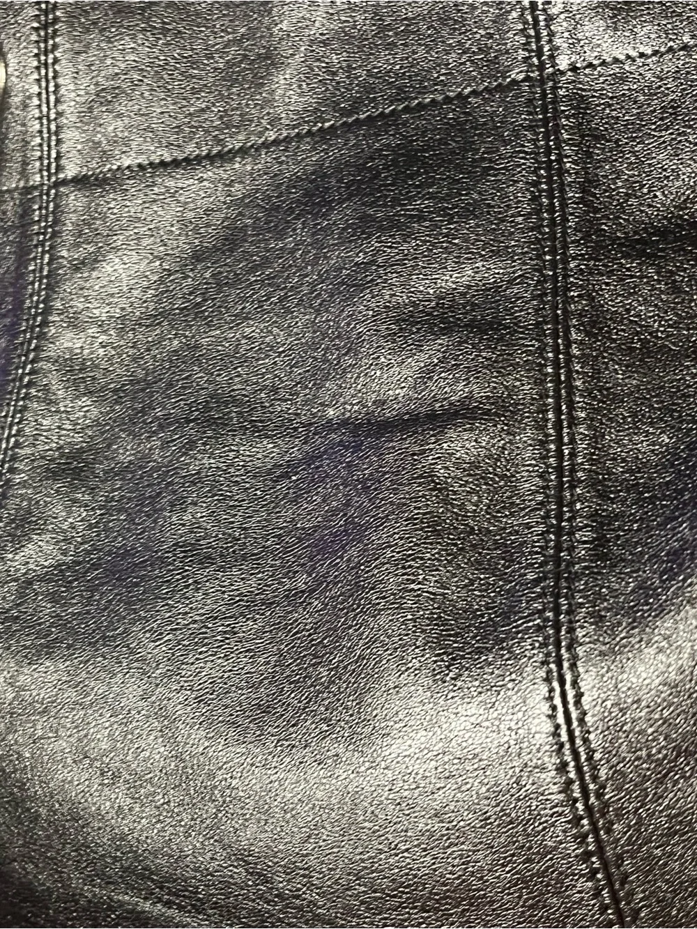 Furla EUC Black Leather Hobo Bag With Silver Hardware
